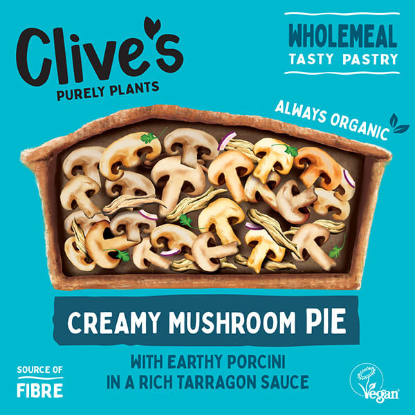 Clive's Pie Creamy Mushroom Pie (235g)