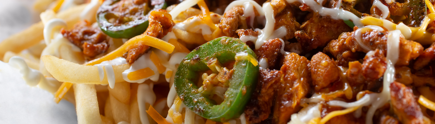 Sticky BBQ Fry's Chicken Strip Loaded Fries