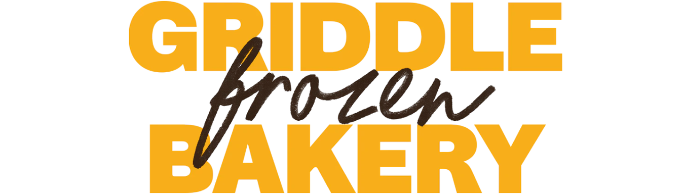 Griddle frozen bakery logo on white background