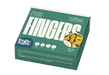 Box of 'Fish Fingers' plant-based product on a white background