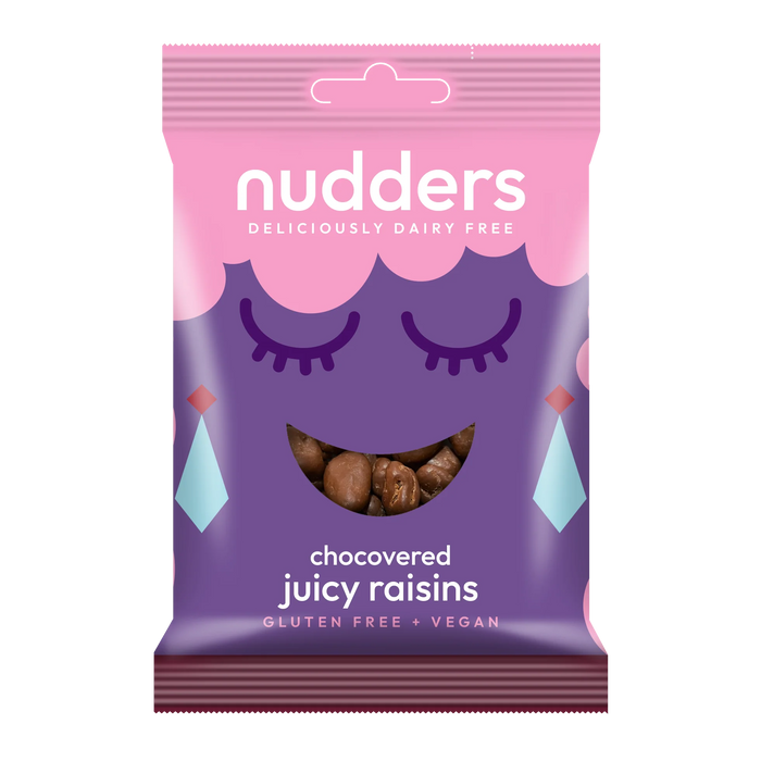 Nudders Dairy Free Chocolate Raisins (65g)