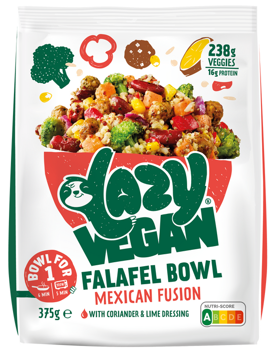 Lazy Vegan Mexican Fusion Falafel Bowl (375g)