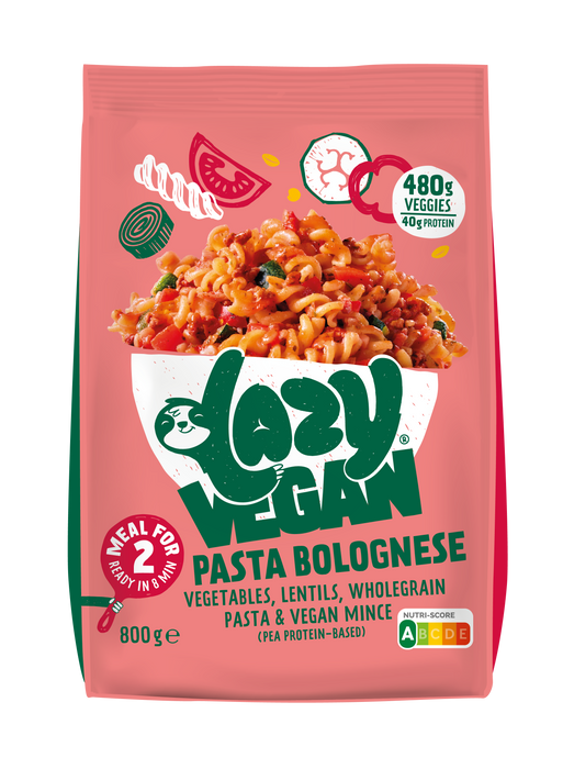 Lazy Vegan Pasta alla Bolognese Meal for 2 (800g)