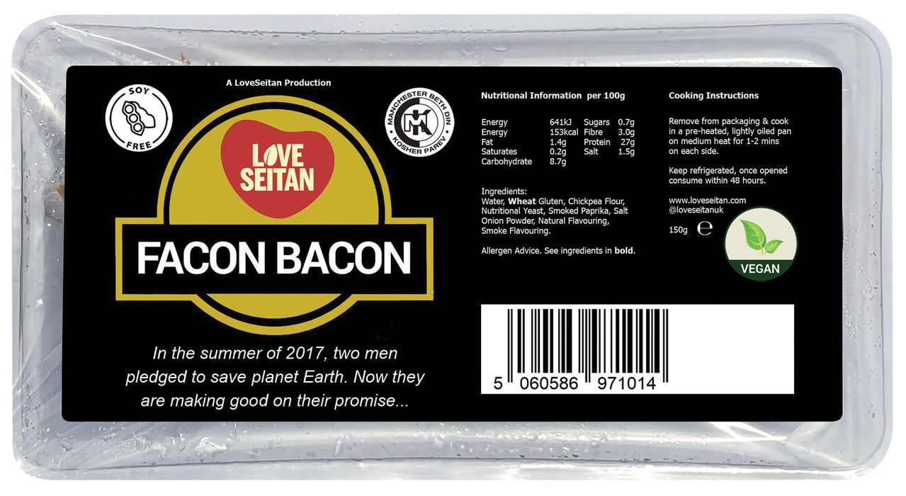 Love Seitan Facon Bacon Rashers