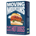 Box of Moving Mountains plant-based hot dogs with a hot dog graphic on a blue background