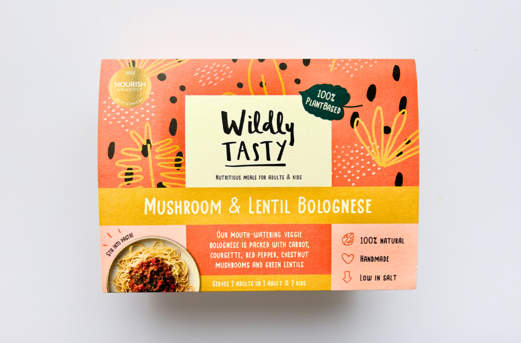 Wildly Tasty Mushroom & Lentil Bolognese - Serves 2 (500g)