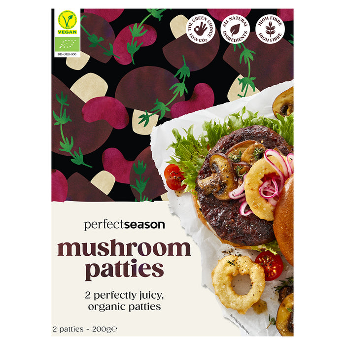 Perfect Season Organic Mushroom Patties (200g)