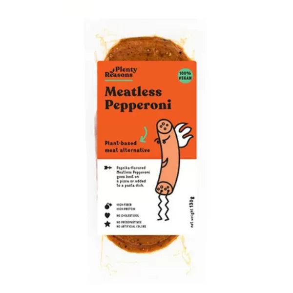 Plenty Reasons Meatless Pepperoni Slices (130g)