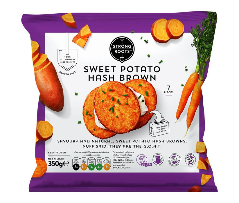 Strong Roots Sweet Potato Hash Brown (350g)