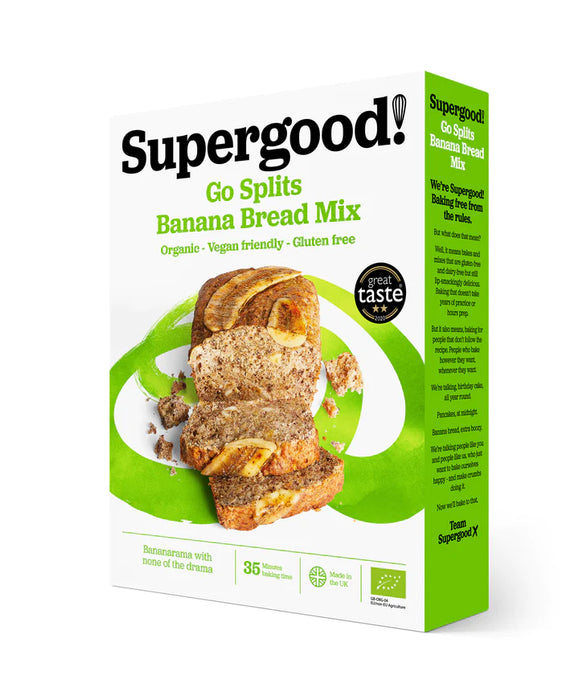 Supergood Go Splits Banana Bread Mix (255g)