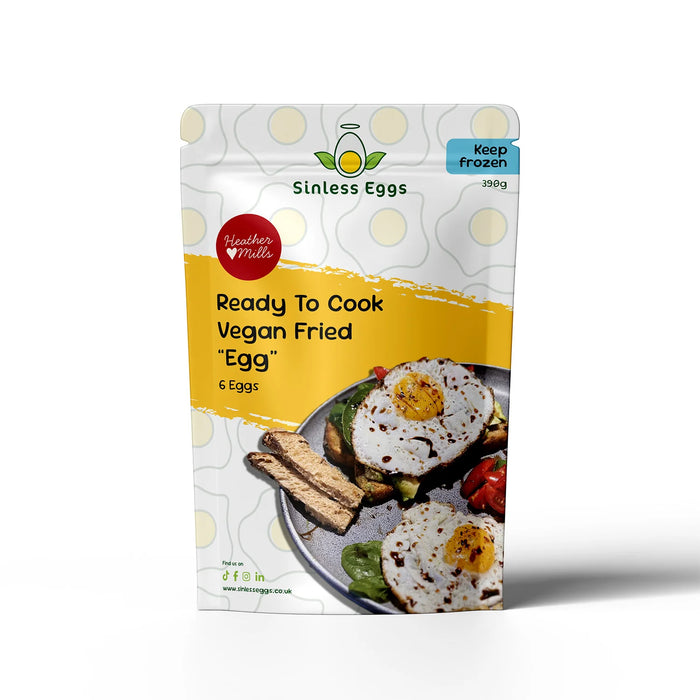 Sinless Ready To Cook Vegan Fried Eggs - 6 Pack