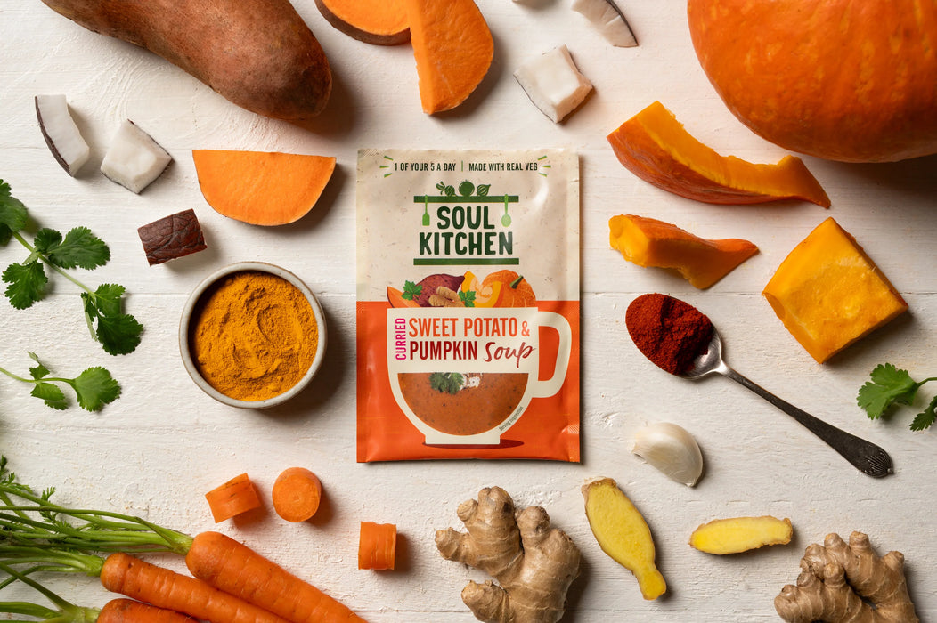 Soul Kitchen Curried Sweet Potato & Pumpkin Soup (25g)