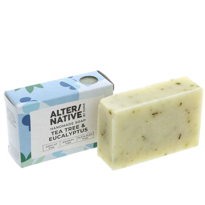Alter/native By Suma Boxed Soap - Tea Tree & Eucalyptus (95g)