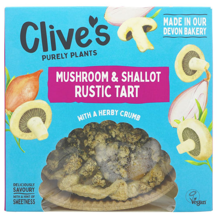 Clives Mushroom & Shallot Rustic Tart 380g