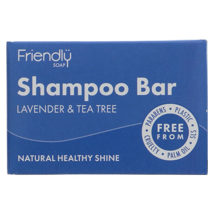 Friendly Soap Shampoo Bar - Lavender & Tea Tree (95g)