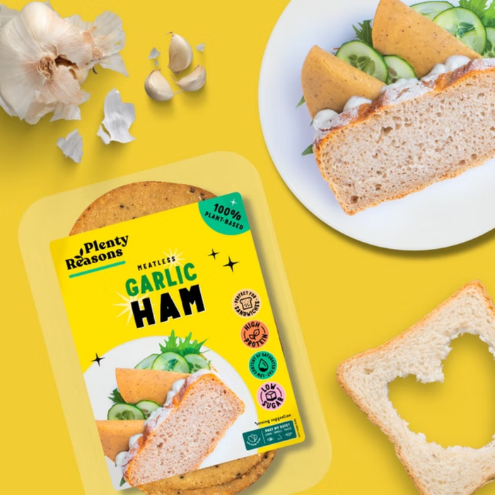 Plenty Reasons Meatless Garlic Ham Slices (100g)