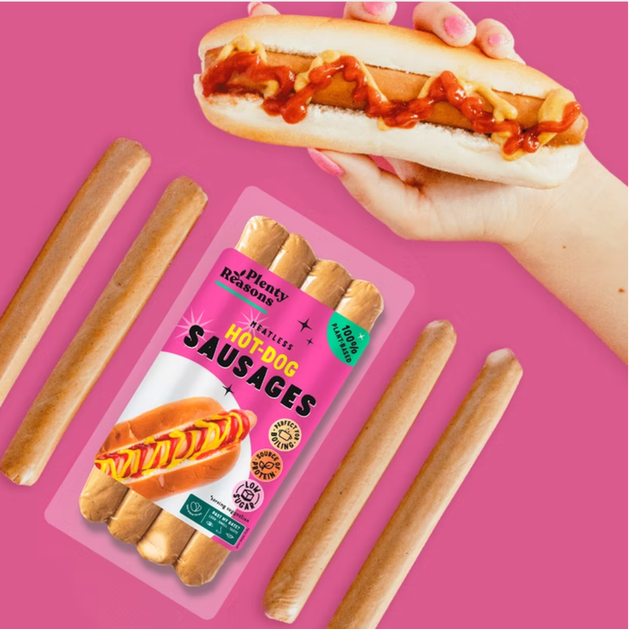 Plenty Reasons Meatless Hotdog Sausages (180g)