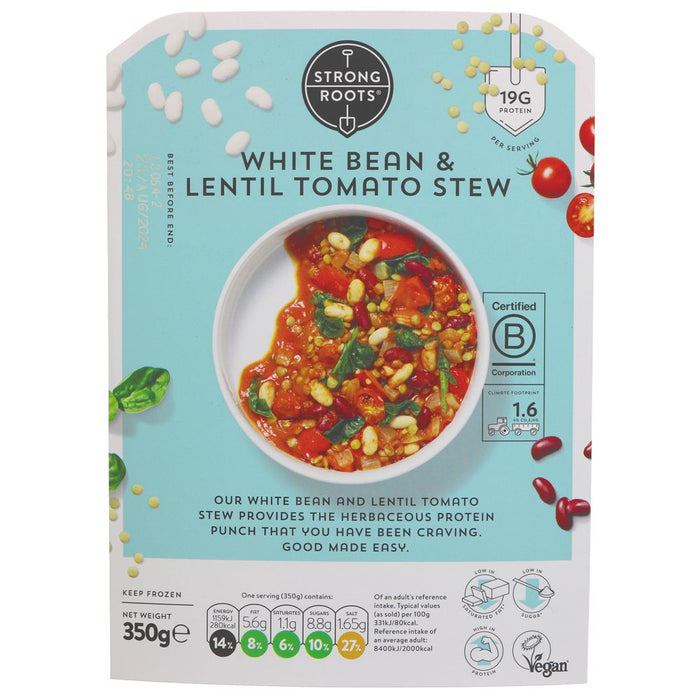 Strong Roots White Bean and Lentil Stew (350g)