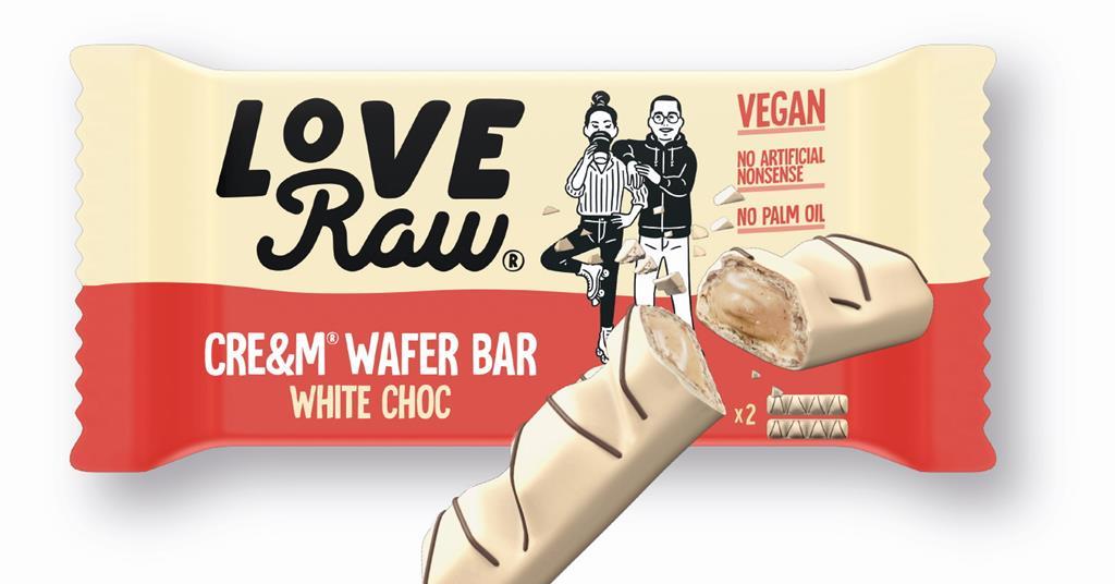 Love Raw White Choc Cream Wafer Bars (45g)