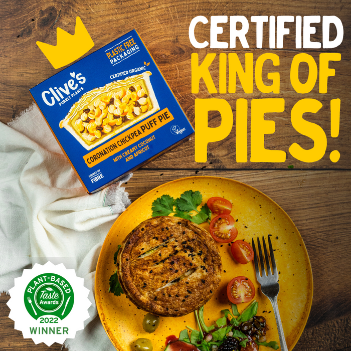 Clives Chickpea Coronation Puff Pie (235g)
