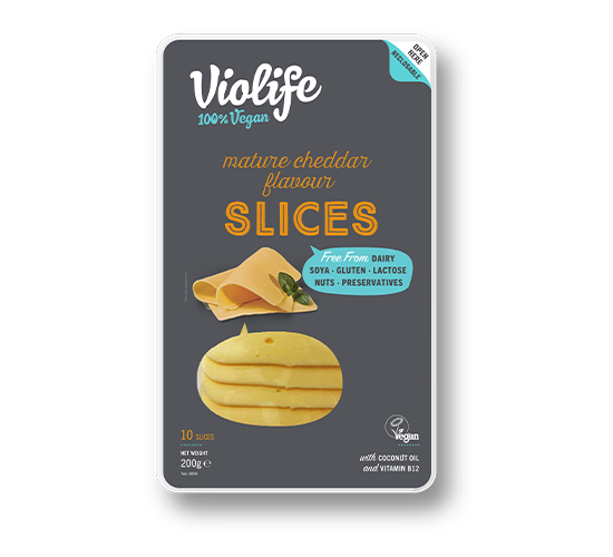 Violife Mature Cheddar Slices (200g)