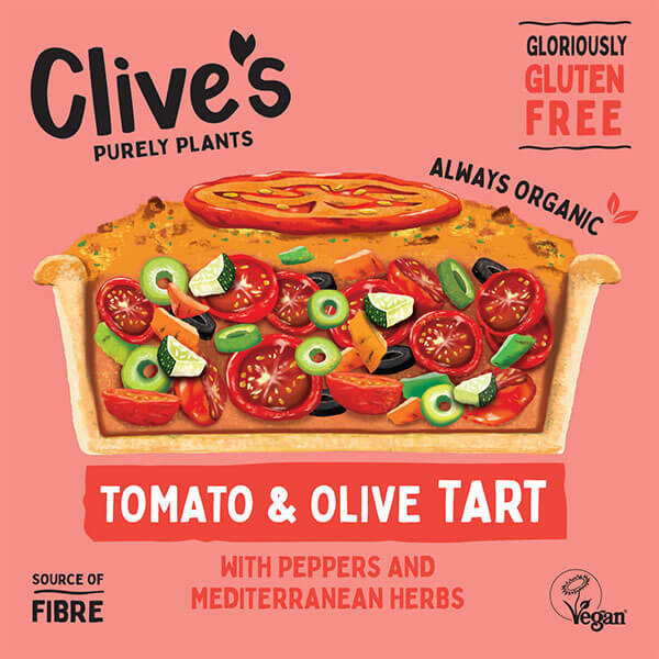 Clive's Pies Gluten Free Tomato and Olive Tart (195g)