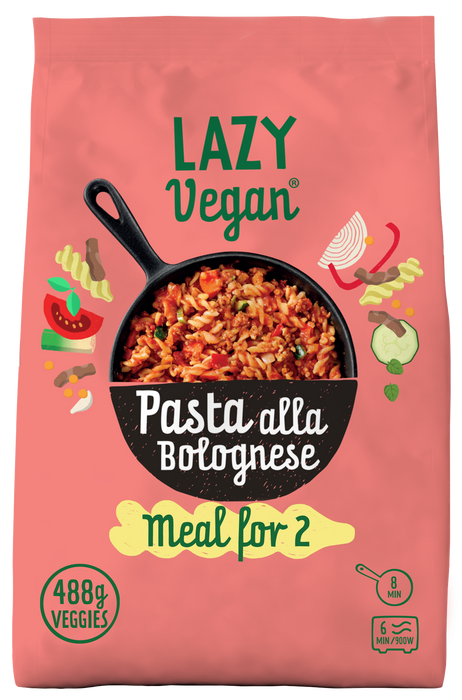 Lazy Vegan Pasta alla Bolognese Meal for 2 (800g)