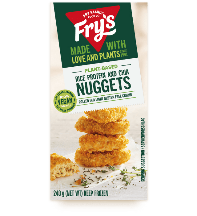 Fry's Rice Protein & Chia Nuggets (240g)
