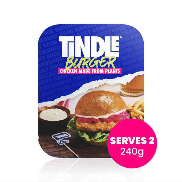 TiNDLE Burger Plant Based Chicken (240g)