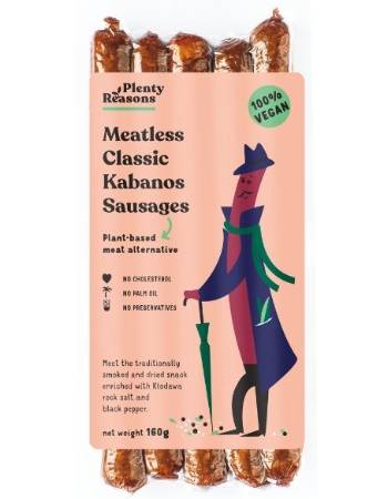 Plenty Reasons Meatless Classic Kabanos Sausages (160g)