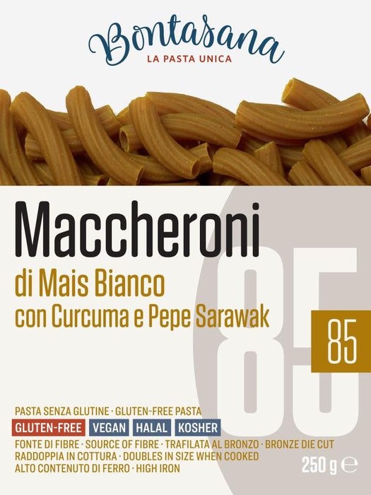 Maccheroni White + Turmeric + Sarawak Pepper Pasta (250g)