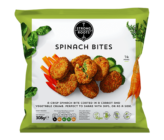 Strong Roots Spinach Bites (308g)
