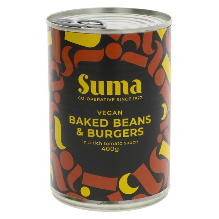Suma Baked Beans & Vegan Burgers (400g)