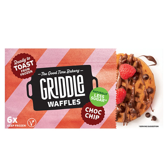 Griddle Choc Chip Toaster Waffles (6 x 32g)