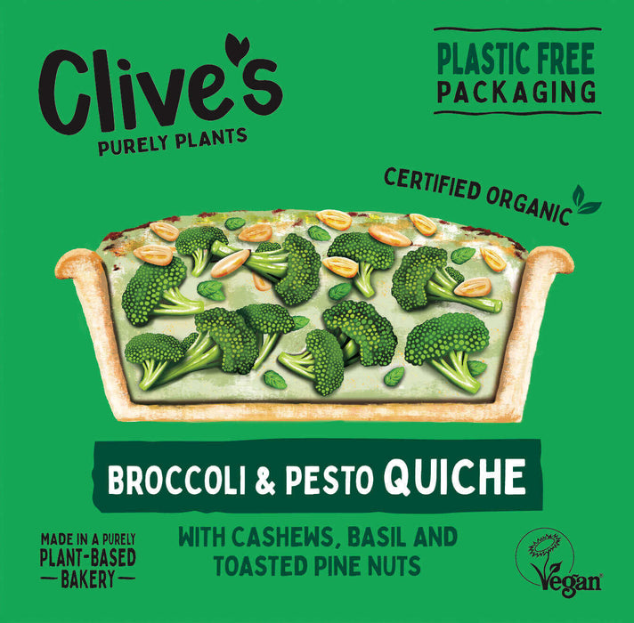 Clive's Pies Broccoli Pesto Quiche (165g)