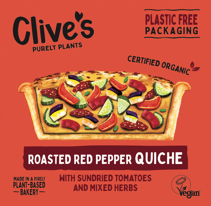 Clive's Pies Roasted Red Pepper Quiche (165g)